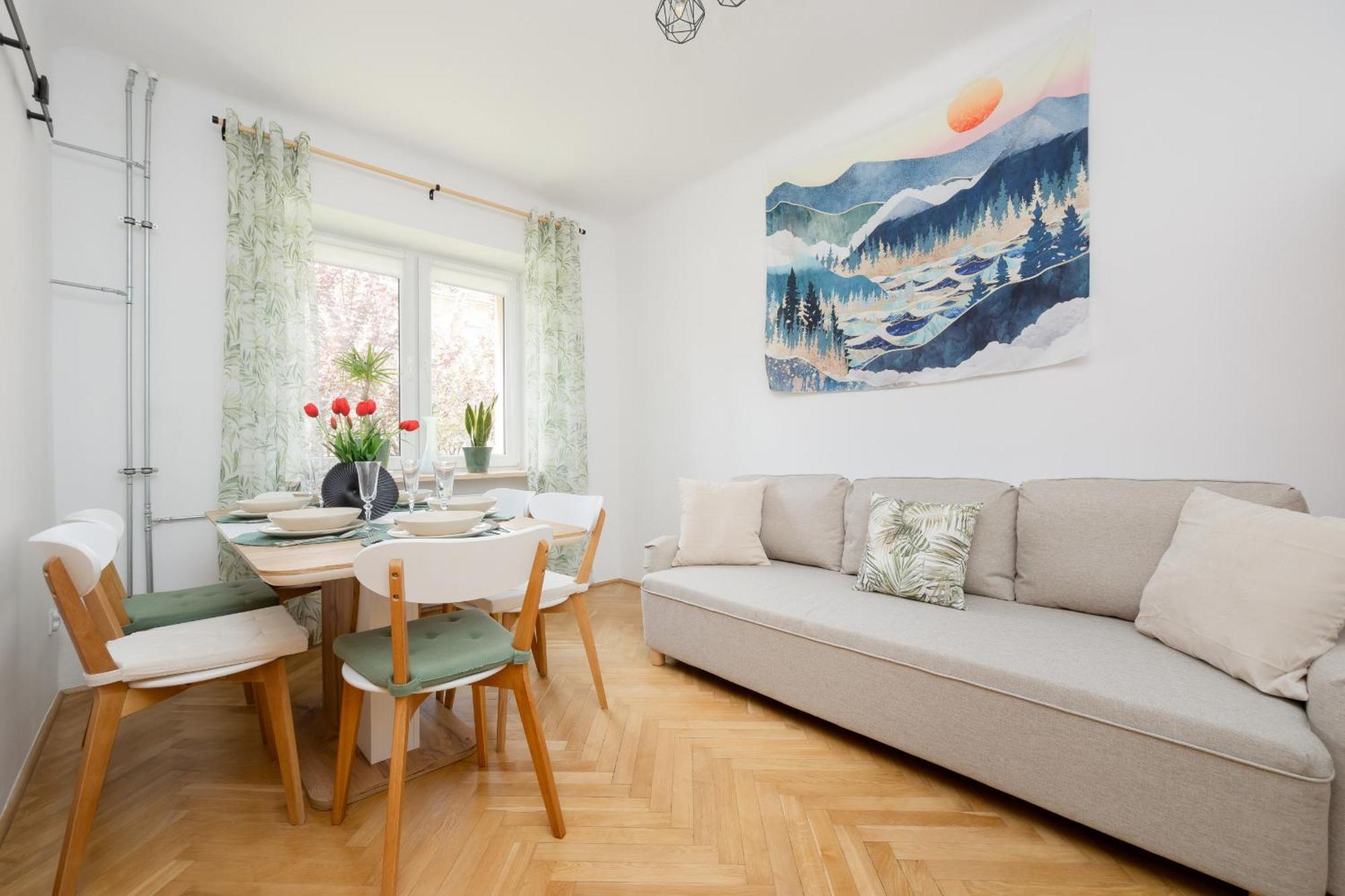 Spacious Apartment For 6 People Near The Old Town By Noclegi Renters Varsóvia Exterior foto